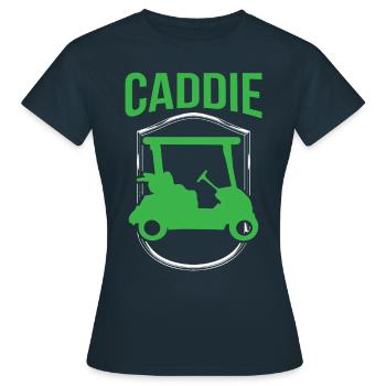 Caddie Profession Golfeur Golf Golf - T-shirt Femme - marine - Devant - AI Model Female 172 dark (172cm)