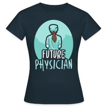 Futur Médecin Profession Médecin Médecine Médicale - T-shirt Femme - marine - Devant - AI Model Female 172 dark (172cm)