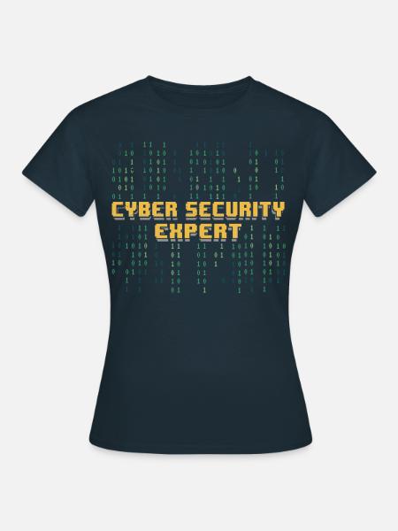 Experte Für Cybersicherheit Hacker Cybersecurity - Frauen T-Shirt - Navy