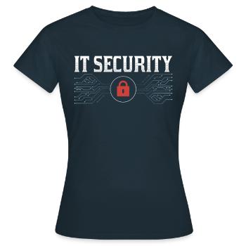 It Security Hack Cybersecurity Hacking Hacker - Women's T-Shirt - navy - Front - AI Model Female 172 dark (172cm)