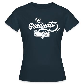 Graduate Graduate AwardEd School Graduate - Women's T-Shirt - navy - Front - AI Model Female 172 dark (172cm)
