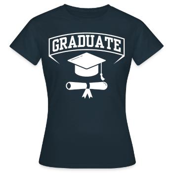Graduate Graduation Party Graduate Graduate - Women's T-Shirt - navy - Front - AI Model Female 172 dark (172cm)