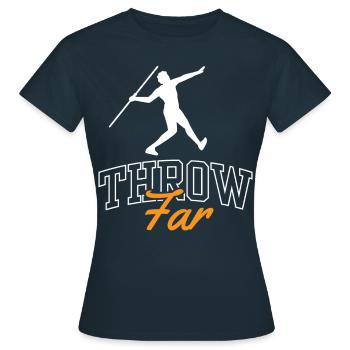 Werf Weit Lancer de javelot Lancer de javelot Lancer de javelot Lancer de javelot - T-shirt Femme - marine - Devant - AI Model Female 172 dark (172cm)