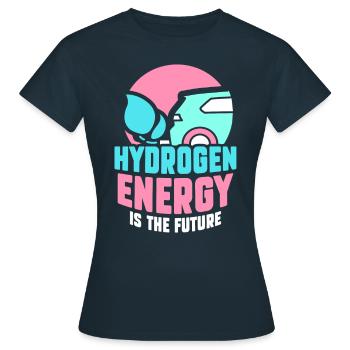 L’énergie de l’hydrogène est l’avenir de l’hydrogène - T-shirt Femme - marine - Devant - AI Model Female 172 dark (172cm)
