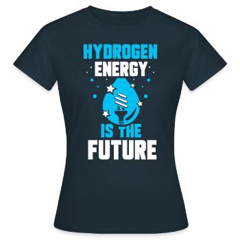 L’énergie de l’hydrogène est l’avenir de l’hydrogène - T-shirt Femme - marine - Devant - AI Model Female 172 dark (172cm)
