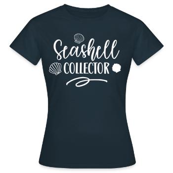 Shell Collector Shell Collector Shells Collecting - Women's T-Shirt - navy - Front - AI Model Female 172 dark (172cm)