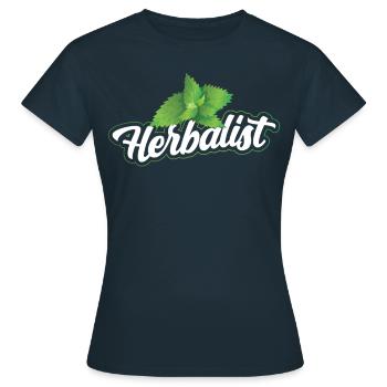 Herb Collector Herb Garden Herbes aromatiques - T-shirt Femme - marine - Devant - AI Model Female 172 dark (172cm)