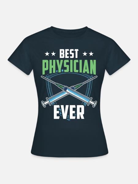 Der Beste Arzt Aller Zeiten Beruf Mediziner Doktor - Dame-T-shirt - marineblå