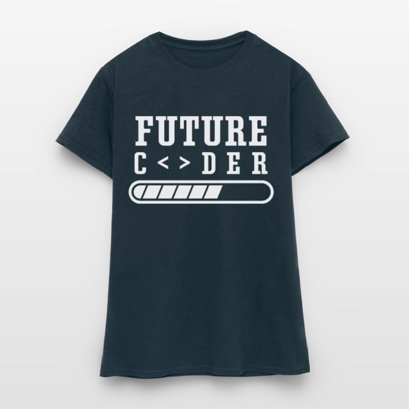 Zukünftiger Coder Programmierer Coding Code Frauen T-Shirt