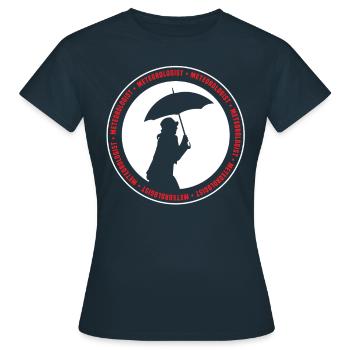Météorologue Météorologie Profession de météorologue - T-shirt Femme - marine - Devant - AI Model Female 172 dark (172cm)
