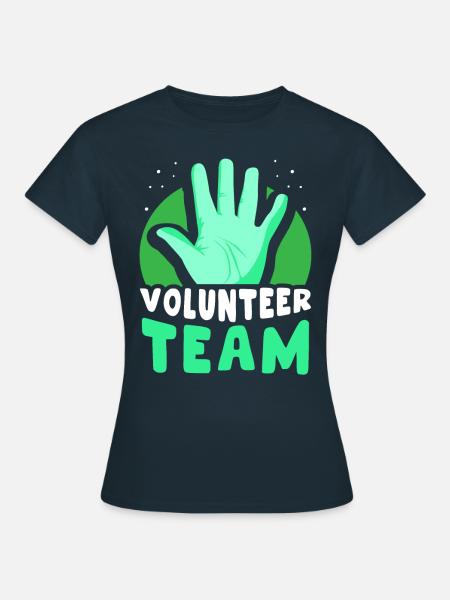 Freiwilligen Team Beruf Freiwilliger Freiwillig - Frauen T-Shirt - Navy