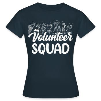 Ehrenamtliche Team Freiwilliger Beruf Freiwillig - Frauen T-Shirt - Navy - Vorne - AI Model Female 172 dark (172cm)