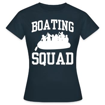 Boat Troop Rafting Yacht Boat Boating Ship - Women's T-Shirt - navy - Front - AI Model Female 172 dark (172cm)