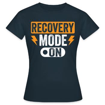 Erholung Modus Ein Überlebender Patient Erholen - Frauen T-Shirt - Navy - Vorne - AI Model Female 172 dark (172cm)
