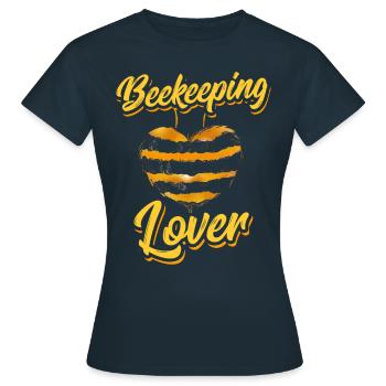 Beekeeping lovers Beekeeping Beekeepers Beekeepers - Women's T-Shirt - navy - Front - AI Model Female 172 dark (172cm)