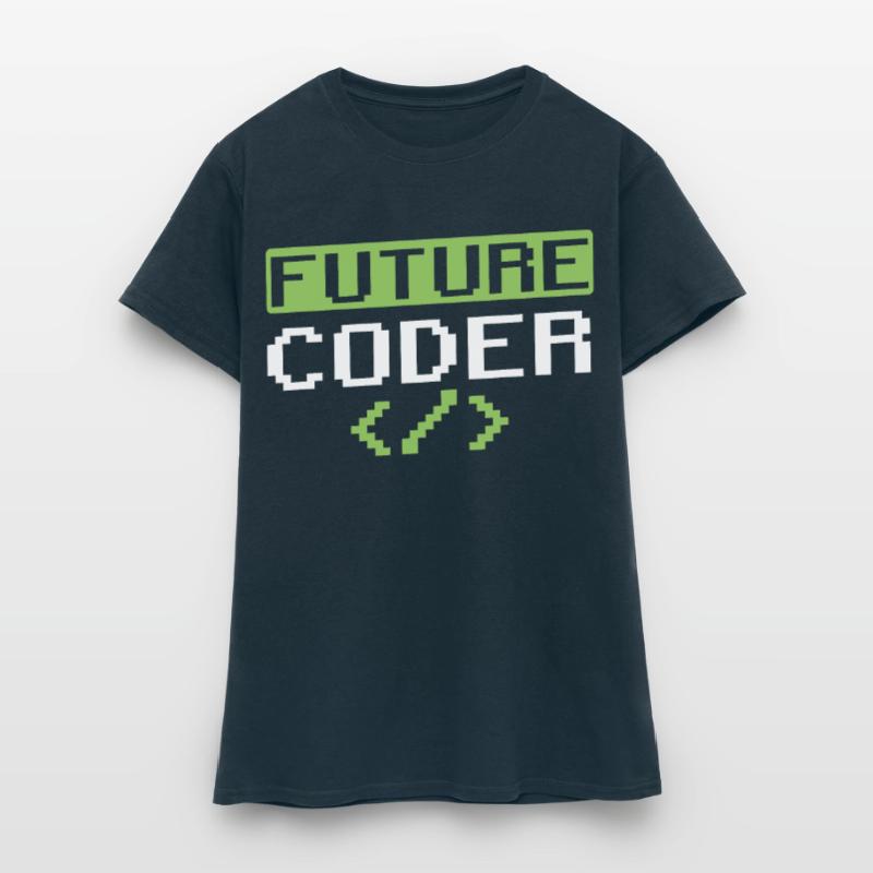 Zukünftiger Coder Coding Programmierer Code Frauen T-Shirt