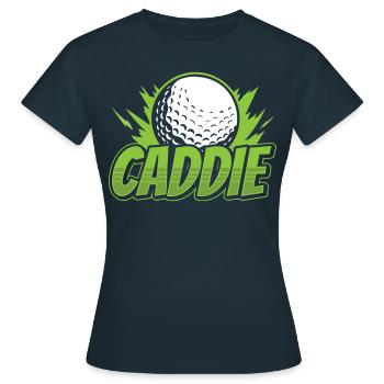 Caddie Golf Golfer Golfing Profession - Women's T-Shirt - navy - Front - AI Model Female 172 dark (172cm)