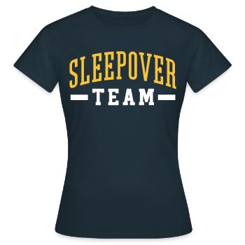 Nuit d’équipe douce nuitée - T-shirt Femme - marine - Devant - AI Model Female 172 dark (172cm)