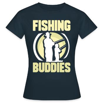 Amis pêcheurs Ami pêcheur Ami pêcheur - T-shirt Femme - marine - Devant - AI Model Female 172 dark (172cm)