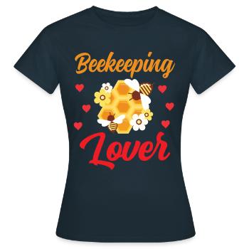 Beekeeping lovers Beekeeping Beekeepers Beekeepers - Women's T-Shirt - navy - Front - AI Model Female 172 dark (172cm)