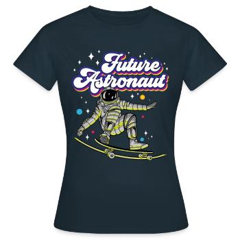 Futur astronaute Astronomy Rocket Astronomy Space - T-shirt Femme - marine - Devant - AI Model Female 172 dark (172cm)