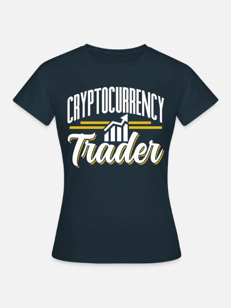 Kryptowährungs Händler Krypto Crypto Trader - Frauen T-Shirt - Navy