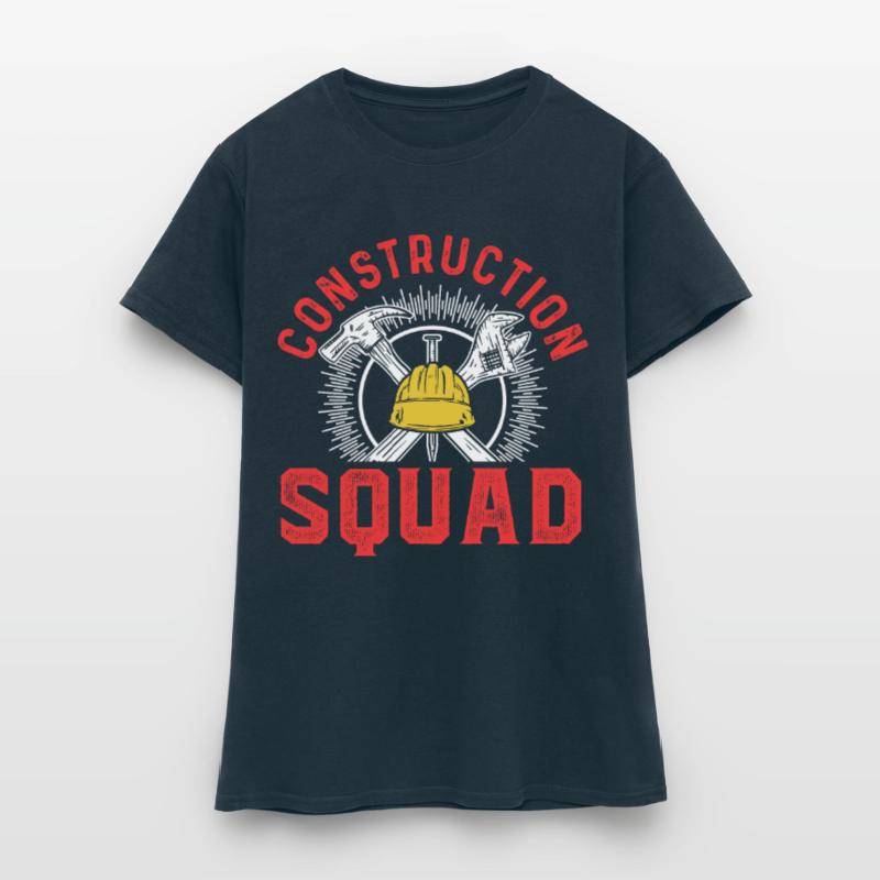 Construction Crew Team Construction Site Teamwork Construction Workers Construction Women's T-Shirt