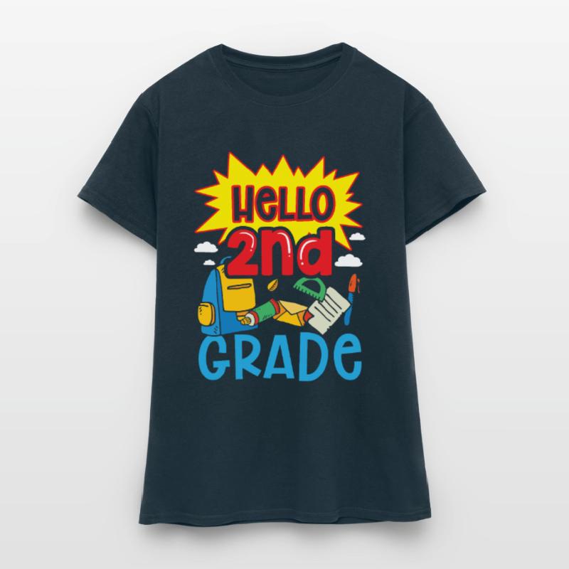 Hello 2nd Class Second Class Second Grader Women's T-Shirt