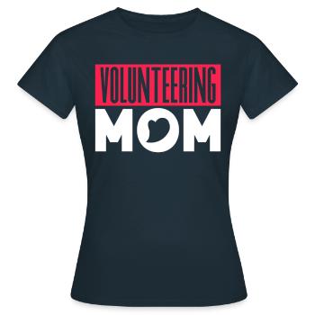 Ehrenamtliche Mutter Beruf Freiwillig Freiwilliger - Frauen T-Shirt - Navy - Vorne - AI Model Female 172 dark (172cm)