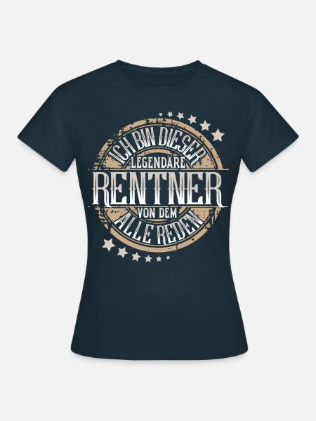 Rentner - Frauen T-Shirt - Navy