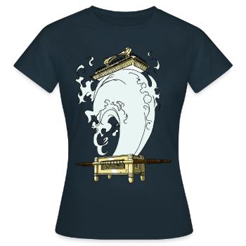 Ark of the Covenant - Bundeslade - Women's T-Shirt - navy - Front - AI Model Female 172 dark (172cm)