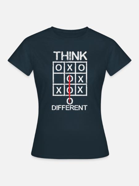 Think different - Frauen T-Shirt - Navy
