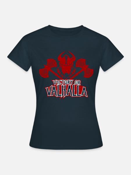 Wikinger. Valhalla. Kämpfer. - Frauen T-Shirt - Navy