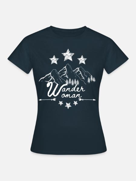Wander Woman - Frauen T-Shirt - Navy