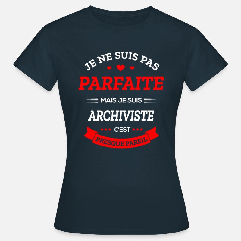 ARCHIVISTE PARFAITE - T-shirt Femme - marine