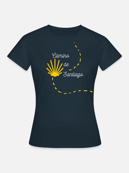 Camino de Santiago Camino de Santiago Scallop - Women's T-Shirt - navy
