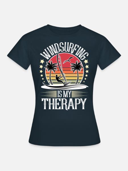 Windsurfen Windsurfer Windsurf - Frauen T-Shirt - Navy