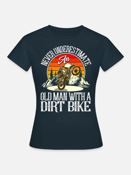 Motocross - Frauen T-Shirt - Navy