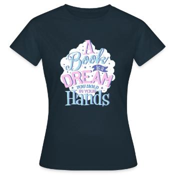 Dream - Women's T-Shirt - navy - Front - AI Model Female 172 dark (172cm)
