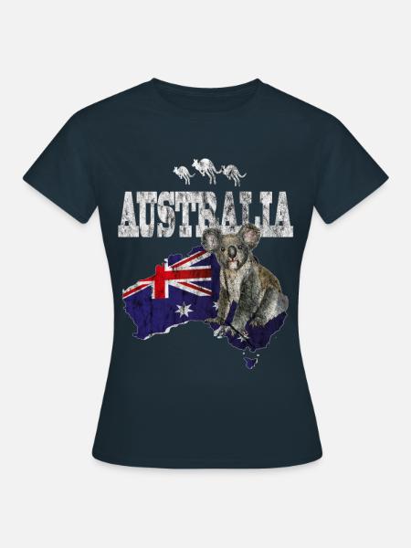 Australia koalabär - Frauen T-Shirt - Navy