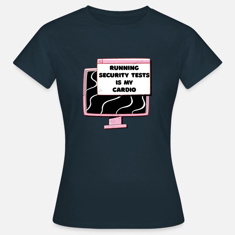 Cybersecurity - IT Security Computer Scientist - Women's T-Shirt - navy