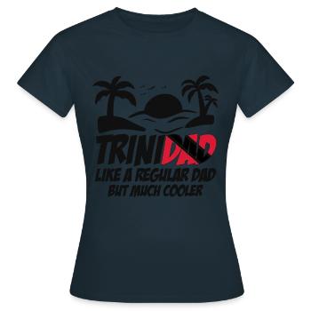 Trinité-et-Tobago Trinité-et-Tobago Trinité-drapeau Trinité - T-shirt Femme - marine - Devant - AI Model Female 172 dark (172cm)