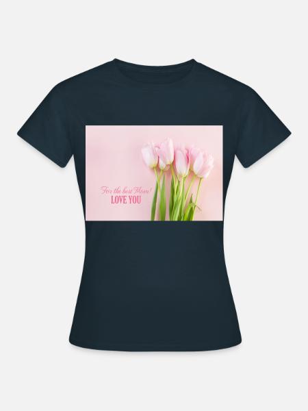 Beste Mutter Best Mom - Frauen T-Shirt - Navy