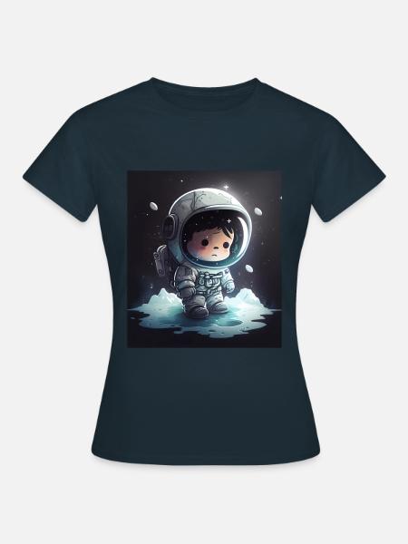 Chibi-Astronaut - Frauen T-Shirt - Navy