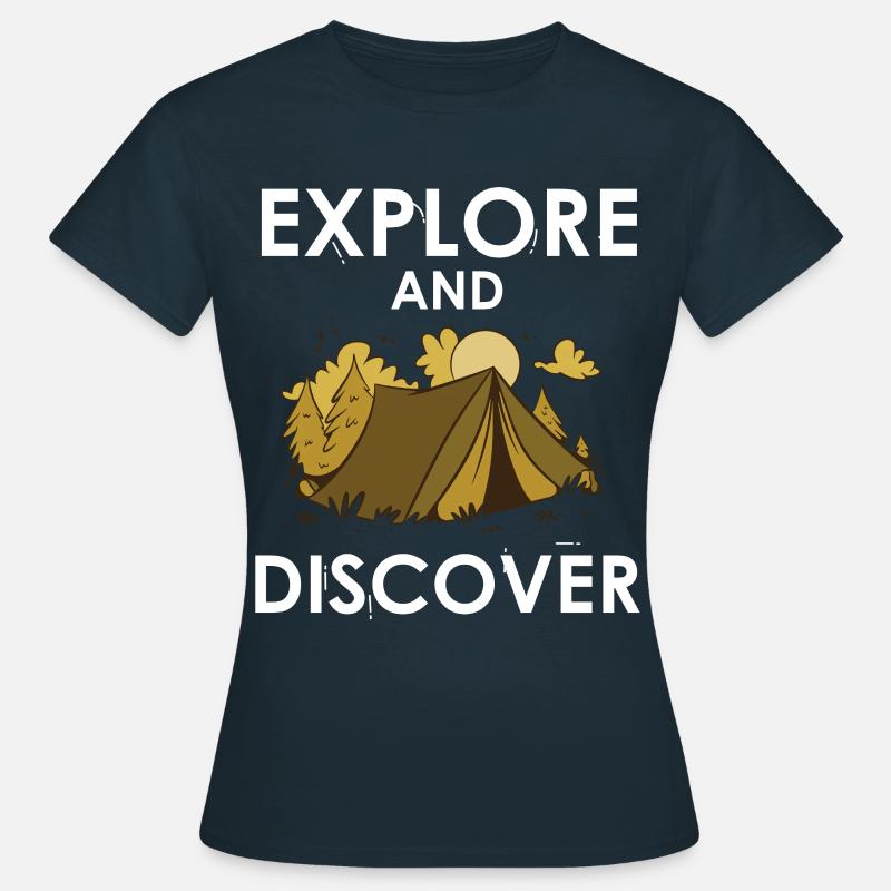 Explore and discover - Women's T-Shirt - navy