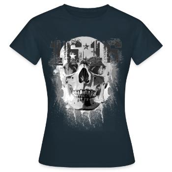 16:16 apocalypse - T-shirt Femme - marine - Devant - AI Model Female 172 dark (172cm)