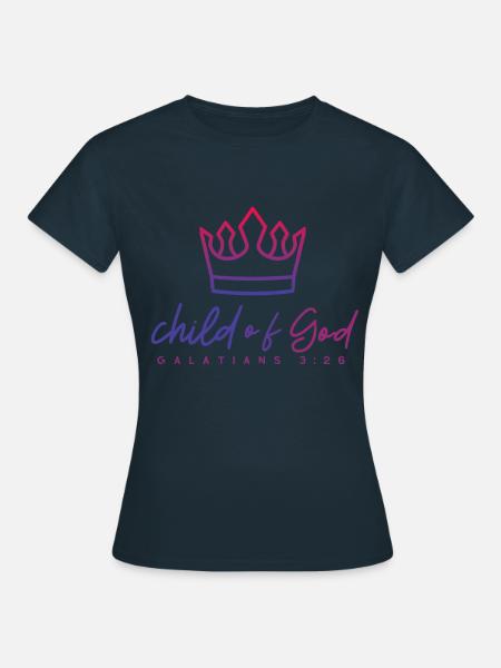 Child of God - Women's T-Shirt - navy