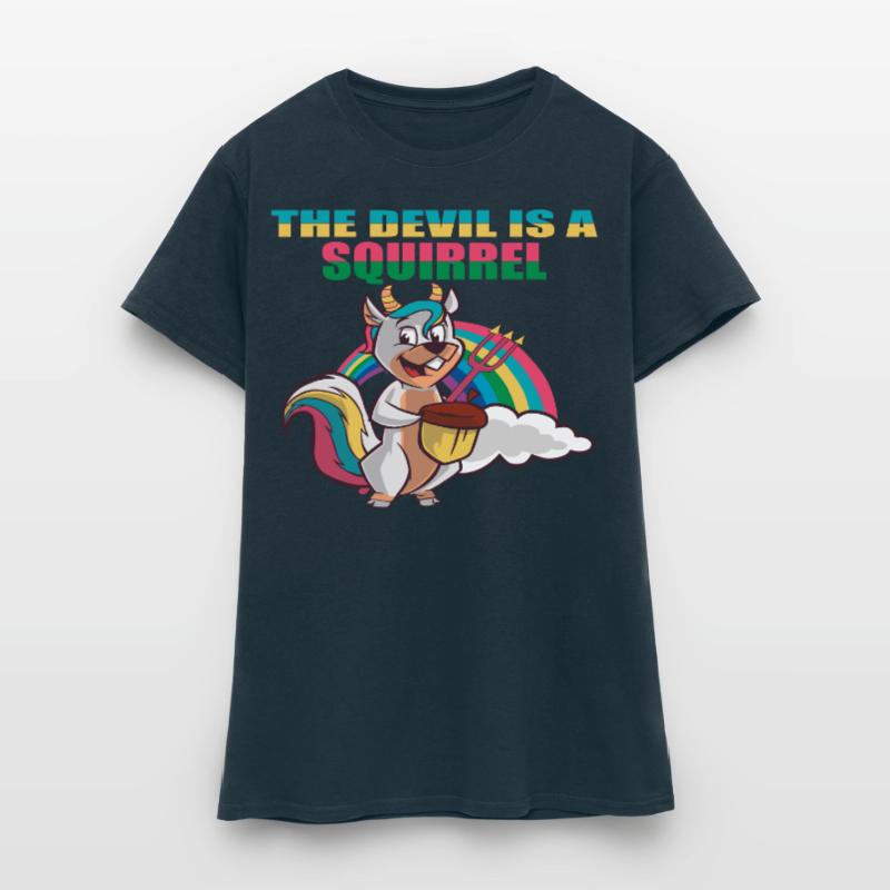 Devil Squirrel, The devil is a squirrel, Fun Women's T-Shirt