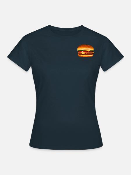 Burger - Women's T-Shirt - navy