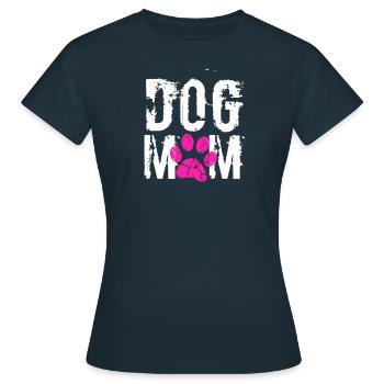 Chien maman - T-shirt Femme - marine - Devant - AI Model Female 172 dark (172cm)